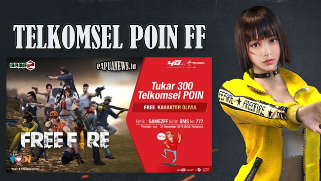 Telkomsel Poin FF Game Z Dapat Diamond Free Fire Gratis Terbaru 2021