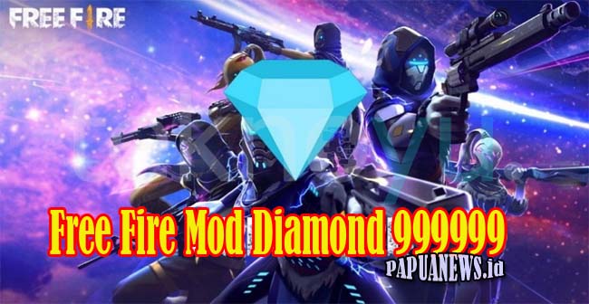Free Fire Mod Diamond 999999 versi terbaru