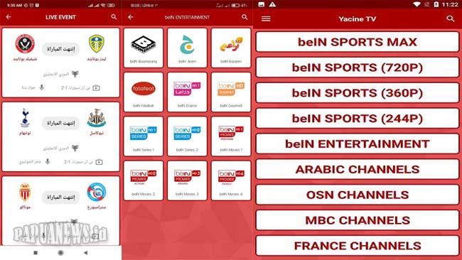 Yacine TV APK Download Terbaru 2022
