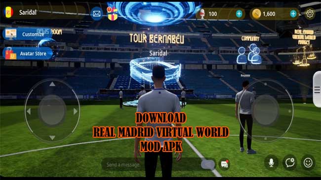 Download Real Madrid Virtual World versi mod apk